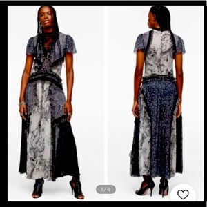 NWT!! ZARA Combined Lace Dress Limited Edition NWT RARE!!! Edwardian era style